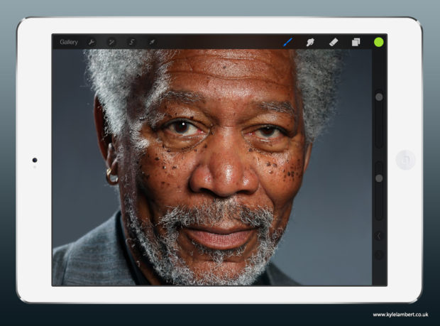 kyle-lambert-morgan-freeman-ipad-finger-painting