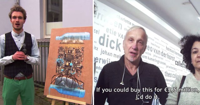 showing-an-ikea-print-to-art-experts