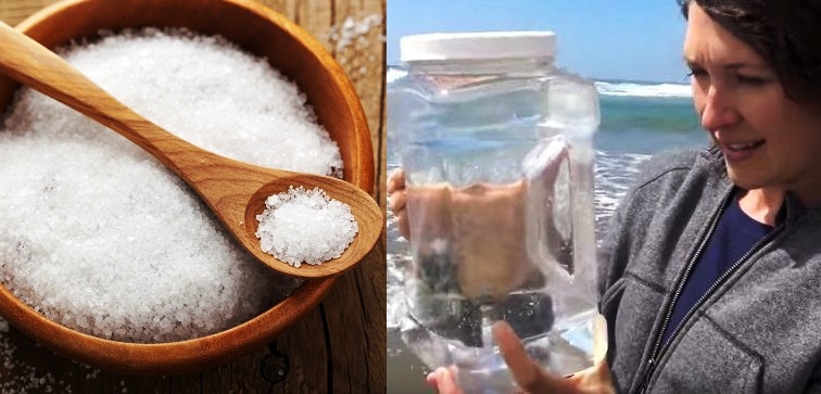 salt from ocean